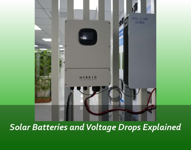 Solar Batteries and Voltage Drops Explained